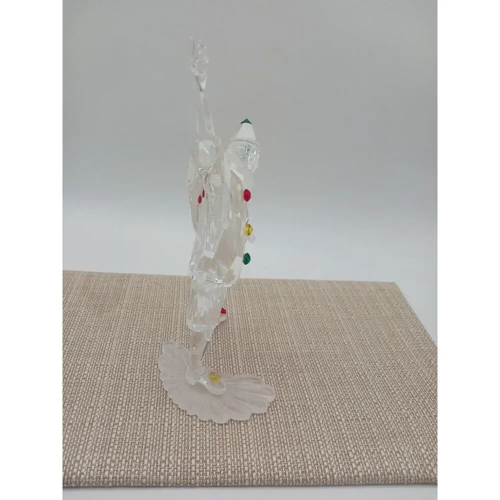 Swarovski SCS Pierrot The Jester Figurine 1999 Annual Edition with Box & Stand
